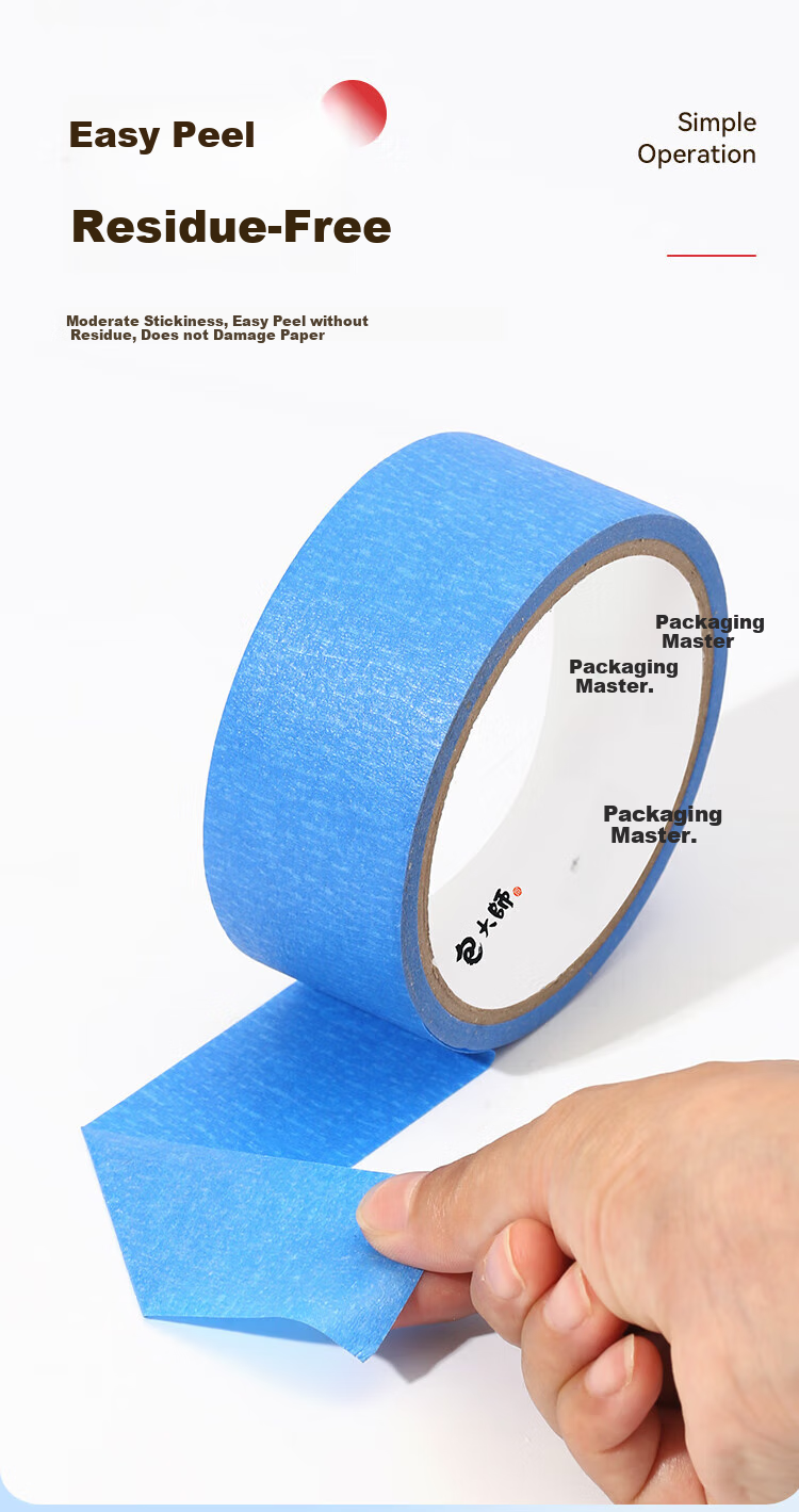Master Package Colored Masking Tape, Green, 10mm*20m*6 Rolls/tube, Hand-Tearable Tape, Color-Coding Tape, Wedding Decoration Base Layer, Spray Painting, Renovatio 3