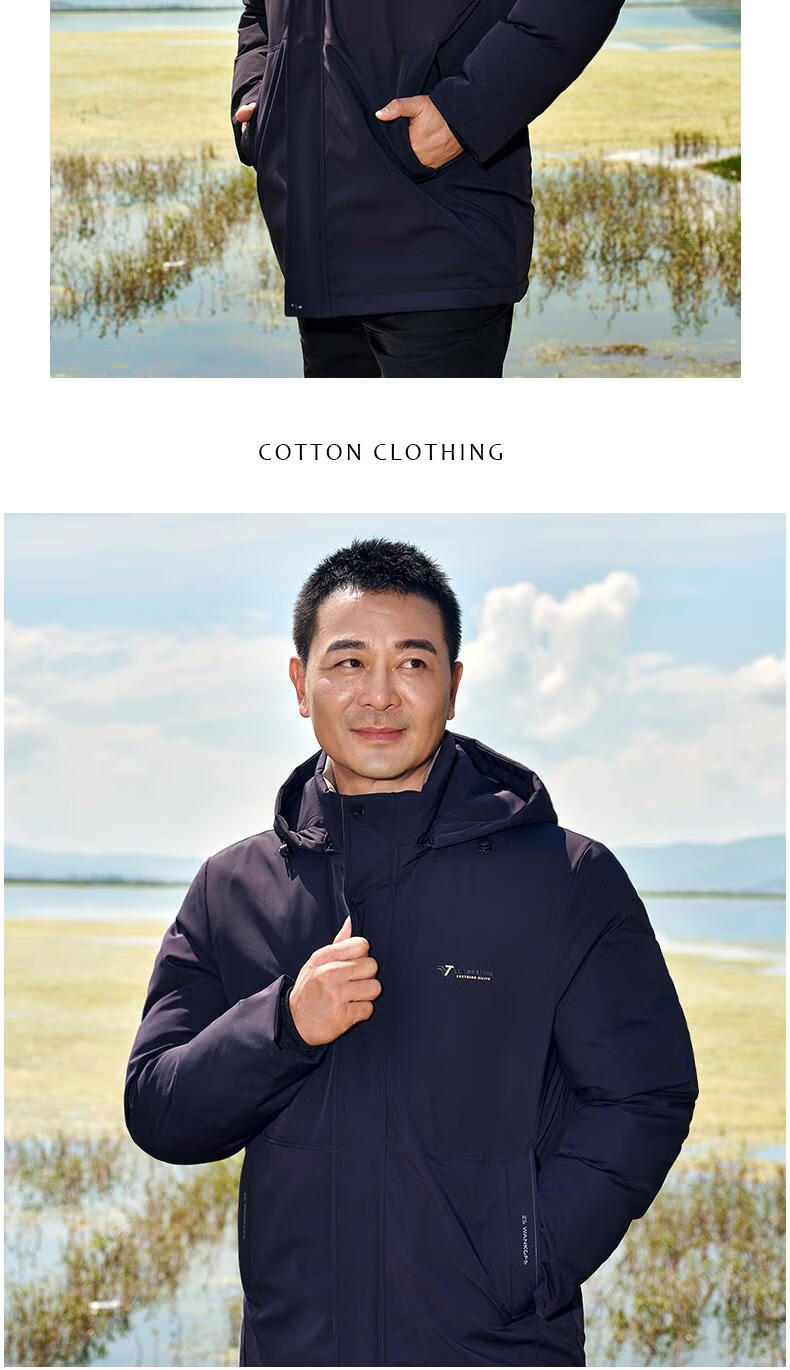 TUCANO Men's Winter Thickened Cotton Padded Jacket Warm Casual Outerwear New Year Clothing 11