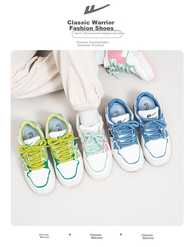 Huili Women's Sneakers, Versatile White Shoes, Trendy Thick-Soled Sports Shoes for Women-J716Z White/blue 35 3