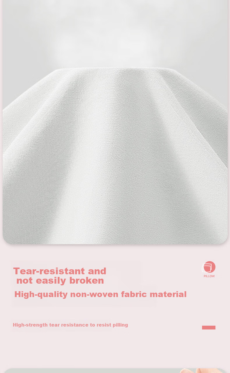 QIHAIQIU Disposable Pillowcases, Thickened, Dirt-Proof, Portable, for Train Sleeper Berths And Hotels, Home Use, Individually Packaged, 4 Pieces 8