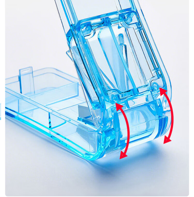 Xinqin Portable Weekly Pill Organizer, Medicine Storage Box with Double-Layer 8 Compartments, Multifunctional Container for Pills And Tablets 11