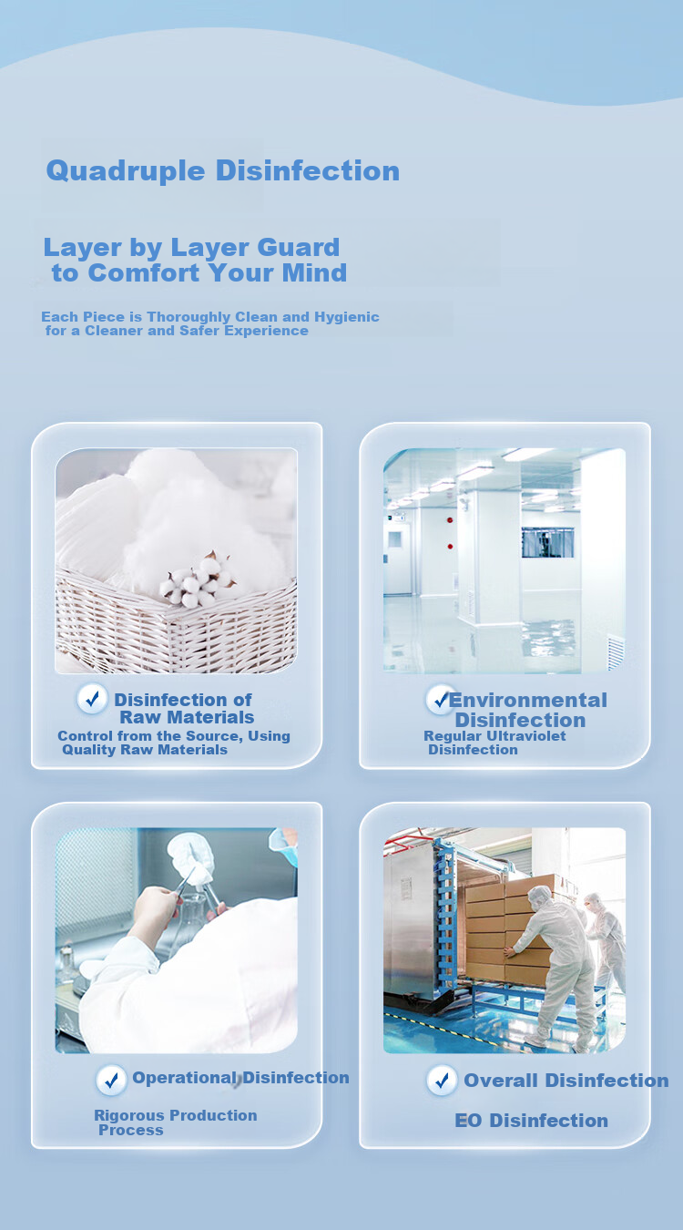 Qianjinjingya Ultra-Thin Pure Cotton Breathable Night Use Sanitary Napkins, 240mm*10 Pieces*6 Packs, 60 Pieces Total, Sold by JD, Sterilization Grade 7