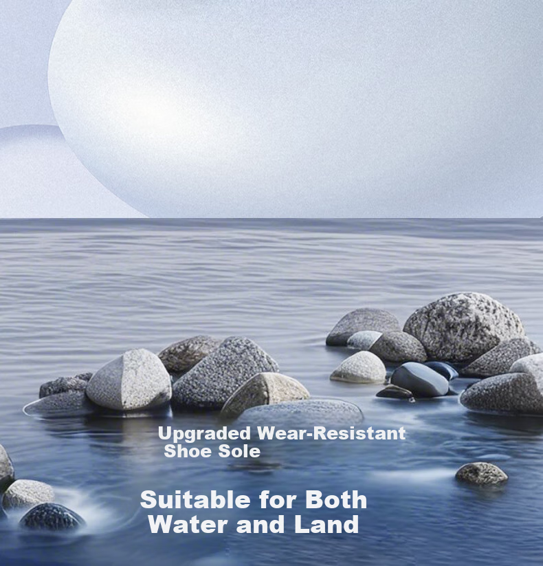 Lanoudun Rain Boots for Men And Women, Short Waterproof Non-Slip Rubber Shoes, Durable Fishing And Beach Sandals YX1027 Size 41 10