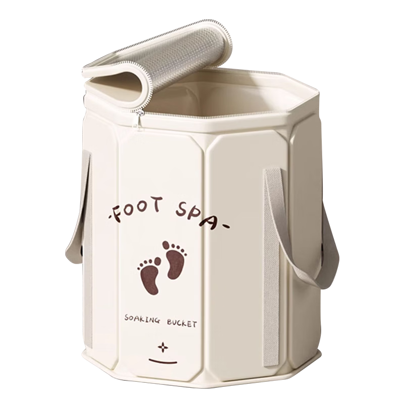 40,000km Foldable Foot Soaking Bucket Home Use Calf Foldable Foot Soaking Bag Foot Bath Bucket Portable Winter Insulated Foot Wash Basin