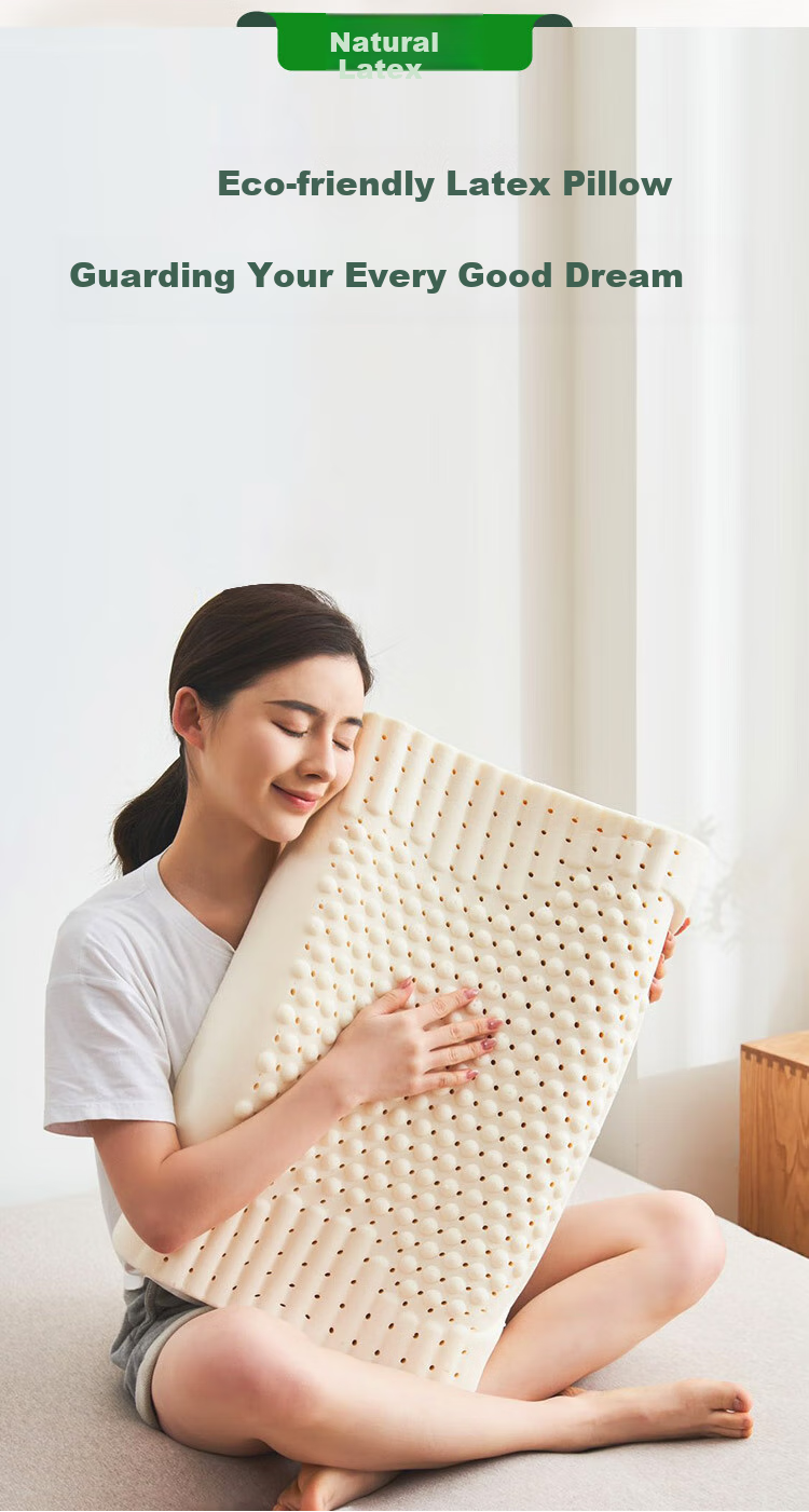 Grace Latex Pillow, Shaped Pillow, Latex Student Dormitory Pillow, Single One (Including Inner And Outer Covers) 2