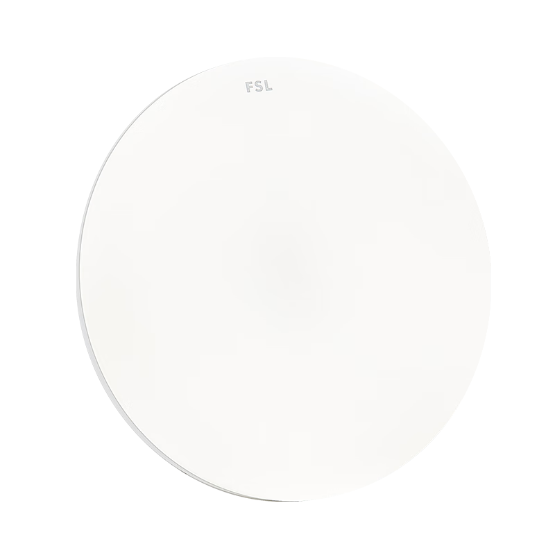 FSL Foshan Lighting Full Spectrum LED Tri-proof Ceiling Light Ultra-thin Recessed Light IP40 Moisture Dust Insect Proof Stair Corridor Balcony Lamp 18W Cool White Diameter 298mm