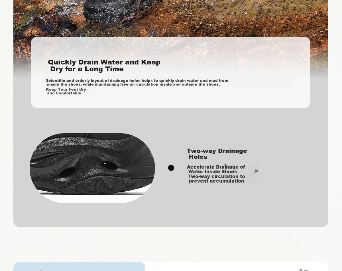 CAMEL Outdoor Stream Trekking Shoes for Men And Women, Summer 2025 Sports Sandals, Quick-Drying Water Shoes, Breathable Sneakers 3004 Size 38 7