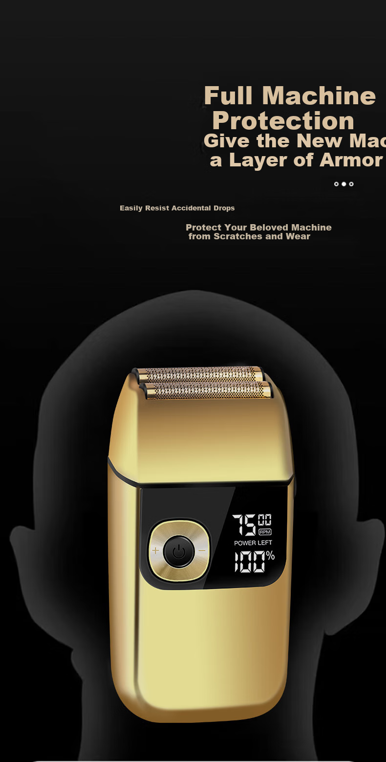 Yier [Germany] Electric Shaver with Brightening Function, New Magnetic Levitation Hair Clipper for Shaving Head, Professional Hair Salon Use, Reciprocating Razor for Shaving Head, YLF-999 3