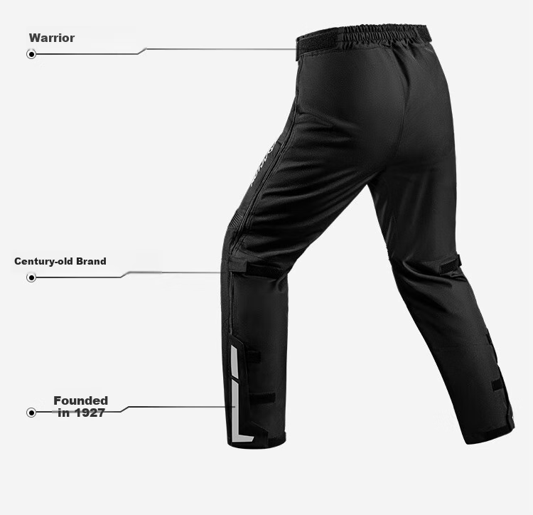 MOTOWOLF Motorcycle Quick-Release Riding Pants, Motorbike Anti-Fall Winter Warm Windproof Quick-Release Pants, Windproof Cold-Resistant Quick-Detach Pants 4