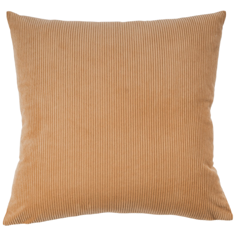 JD Jingzao Corduroy Pillow Super Soft Sofa Bed Headrest Living Room Office Nap Lumbar Cushion 45x45cm Camel Color