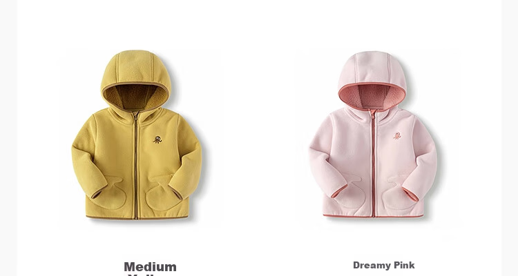 BALABALA Children's Clothing, Girls' And Boys' Outerwear, New Autumn And Winter 2025 Collection, Fleece Anti-Static Warm Jacket, 209425105202 15