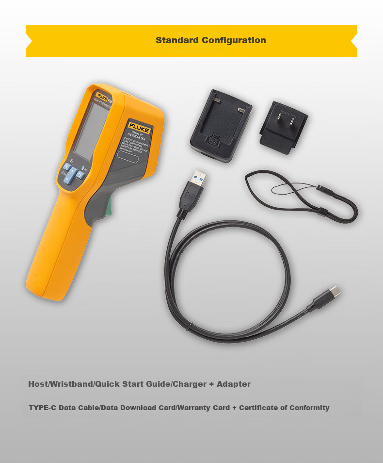 FLUKE VT06/CN Portable Infrared Thermal Imager, Visible Infrared Temperature Measurement Device, -20°C to 400°C Range 12