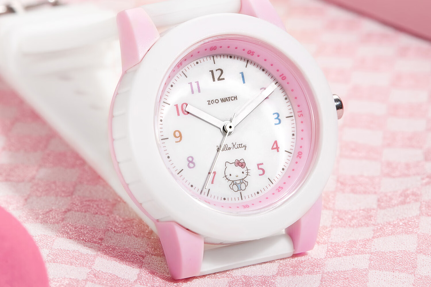 Hello Kitty Children's Watch for Ages 6-16, Luminous Waterproof Quartz Wristwatch for Elementary and Middle School Girls 2195 6