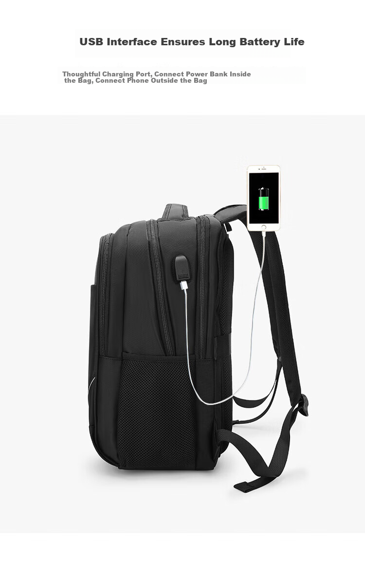 MEXICAN Backpack for Men, Travel Backpack, 15.6/16 Inch Laptop Bag, Water-Resistant Schoolbag for Students, Business Commute Bag for Me 8