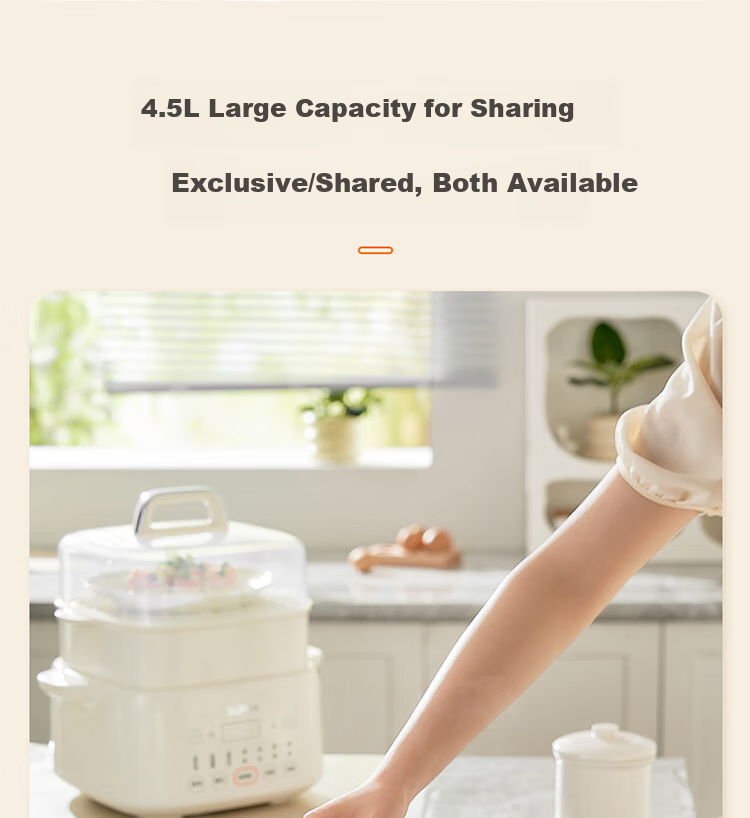 SUPOR Electric Stew Pot, Ceramic Casserole for Soup Making, Purple Clay Inner Pot, 3L Multi-Functional Stewing Pot for Home Use, Micro-Pressure Fast Cooking Pot for Soup, Suitable for 3-4 People, DG30YC875 7