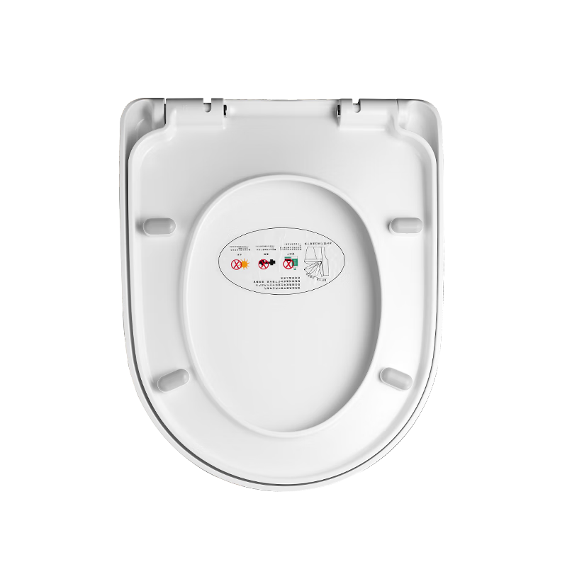 ARROW YJ Universal Toilet Seat Cover Original Factory Replacement Quiet Soft-Close Thickened Urea-Formaldehyde PP Toilet Ring for Home Use