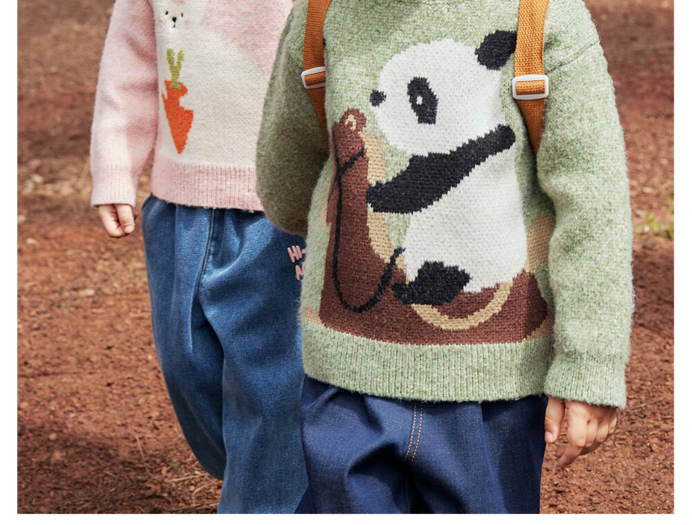 Betis Children's Sweater Knitwear Boys Girls Pure Cotton Warm Cartoon Jacket 2025 New Autumn Baby Top 8