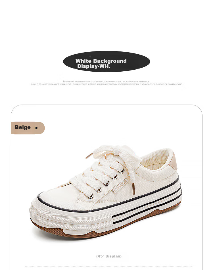 Huili Women's Shoes, 2026 New Fashion Casual Sneakers for Women, Lightweight Breathable Versatile Canvas Shoes, Black, Size 35 14