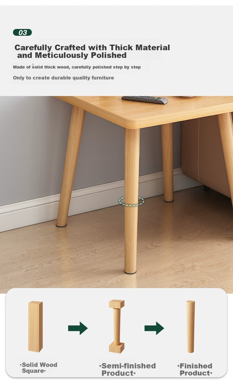 XIAOJIANGCAI Side Table, Sofa End Table, Coffee Table, Small Apartment Modern Table, Home Living Room Side Table, Bedroom Small Tea Table, White, 40 7