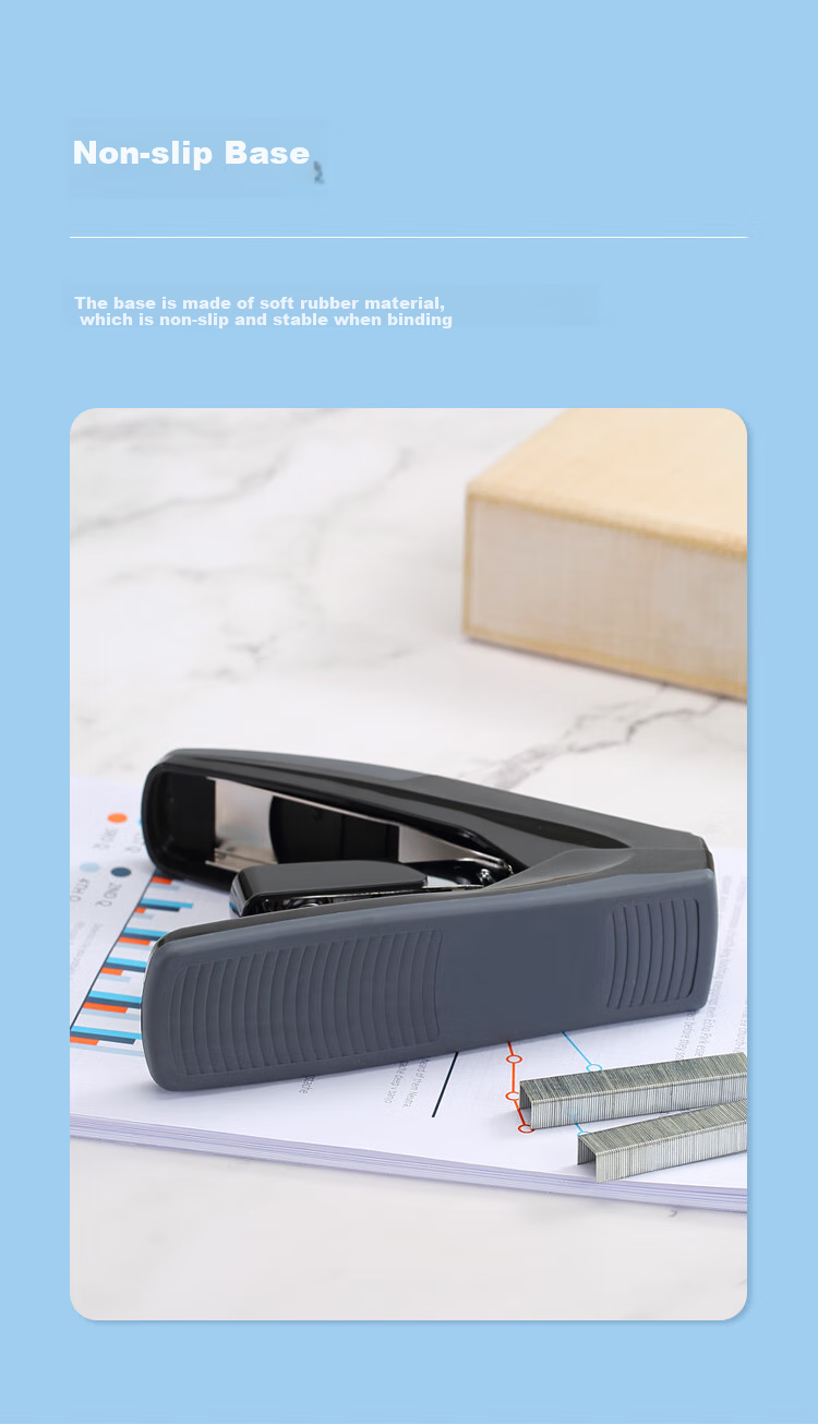 COMIX 100-Page Heavy-Duty Stapler, Large And Thick Heavy-Duty Stapler, Adjustable Standard Size, Compatible with 23/6-23/13 Staples, B3061 Gray 1
