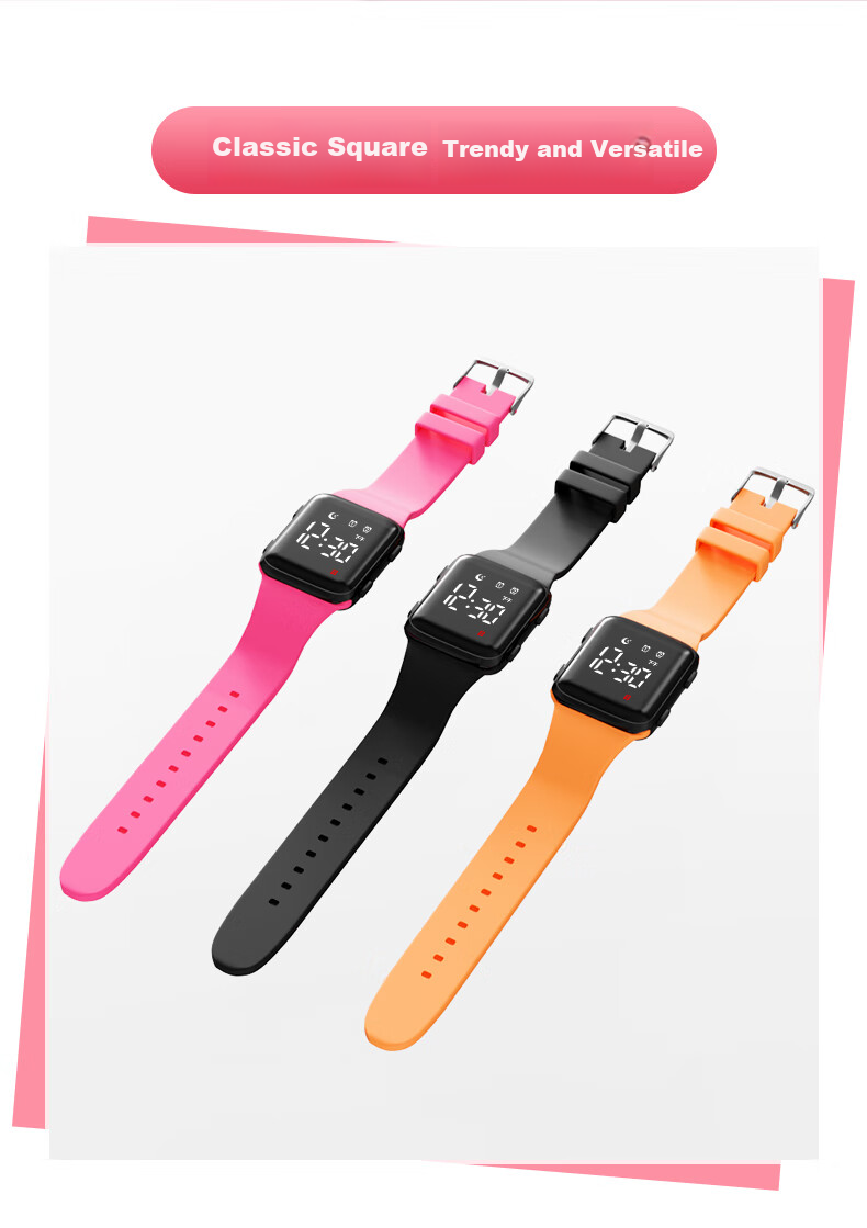 GEORGCOUNT Unisex Teenage Waterproof Luminous 2025 New Sports Electronic Watch for Boys Children 3