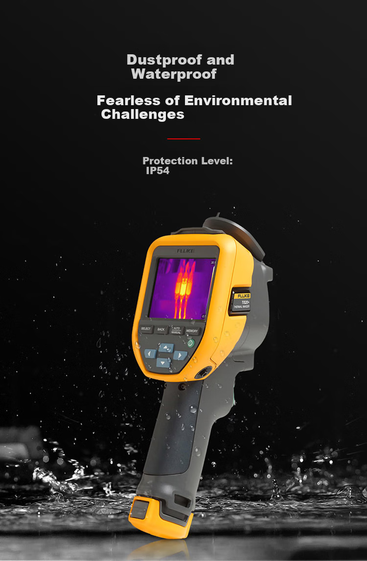 FLUKE TIS20+MAX Infrared Thermal Imager Handheld Scientific Infrared Thermal Imaging -20 °C to 400 °C 5