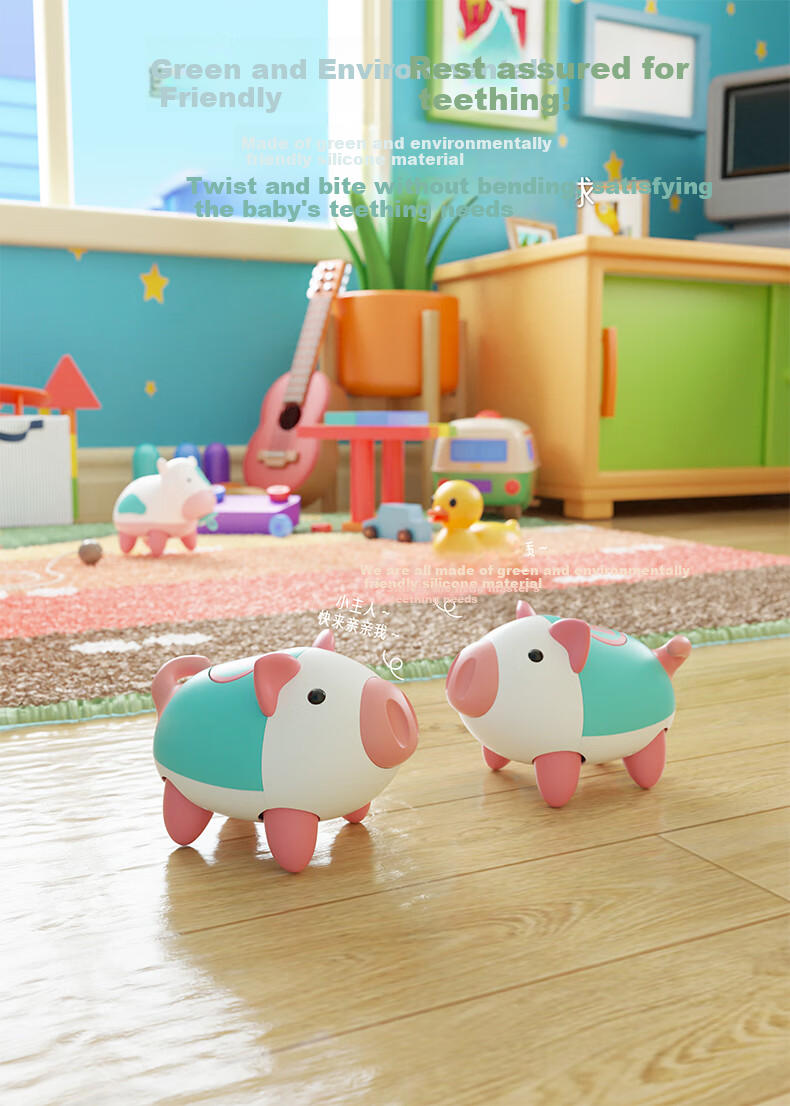 JUMP HERO Huhu Niu Infant And Toddler 0-1 Year Old, 2 Years Old Learning to Crawl, Boys And Girls, Newborn, 6 Months, Children's Birthday Gift 6
