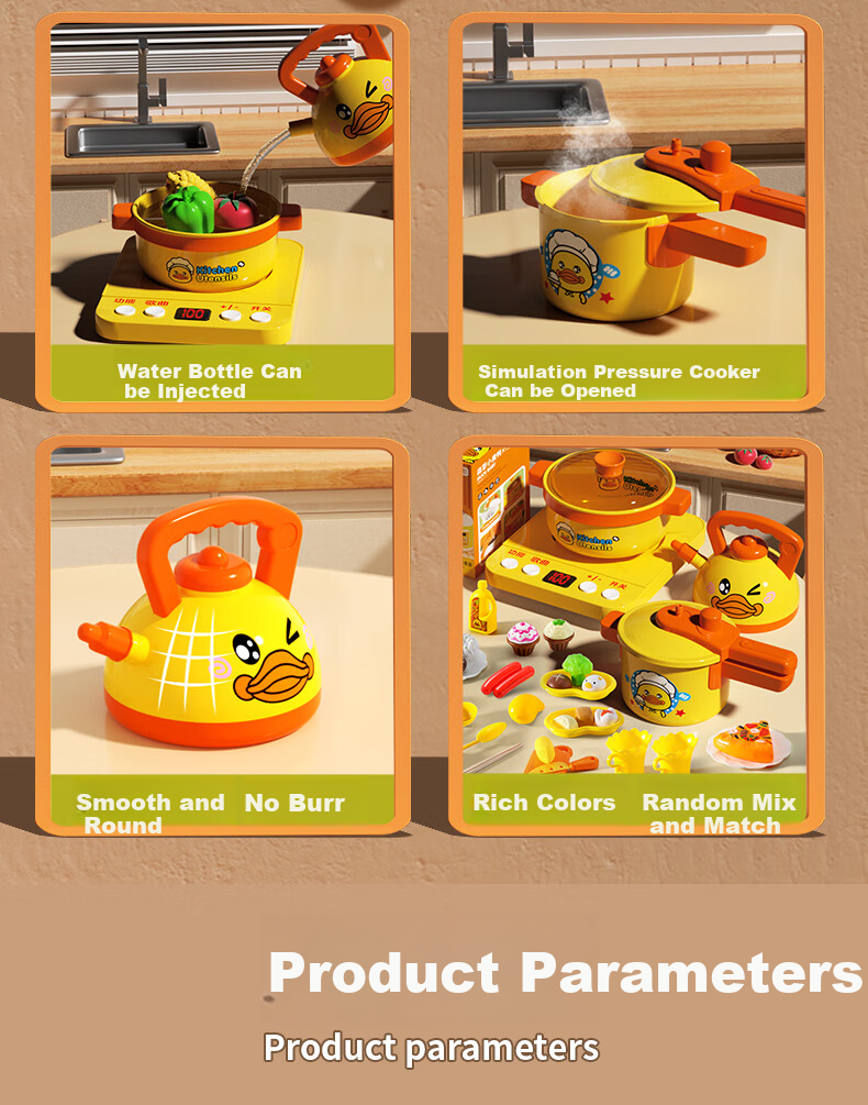 Cawndilla Families Children's Fruit Cutting Playset, Mini Kitchen Toy for Toddlers 3-6 Years Old, Birthday Gift for Boys And Girls 10
