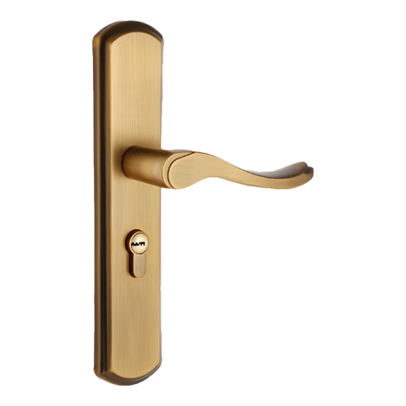BLOSSOM Interior Bedroom Door Lock, Copper Core Adjustable Door Lock, 235 Antique Brass, Comfortable Grip, Flexible Operation, Easy Installatio