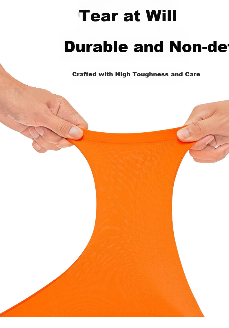 Andatong Desert Shoe Covers, Breathable Desert Shoe Covers for Chaka Salt Lake, High-Elastic Beach Shoe Covers, Anti-Sand Socks, Full Foot Covers [With Free Headscarf] Fluorescent Orange Size 35-46 7