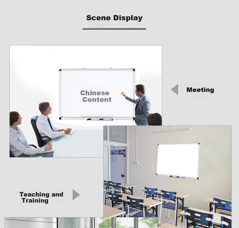 Youbili Office And Teaching Writing Board, Conference Whiteboard, Hanging Magnetic Whiteboard, 45*60cm - Strong Magnetic Whiteboard, 8011 8