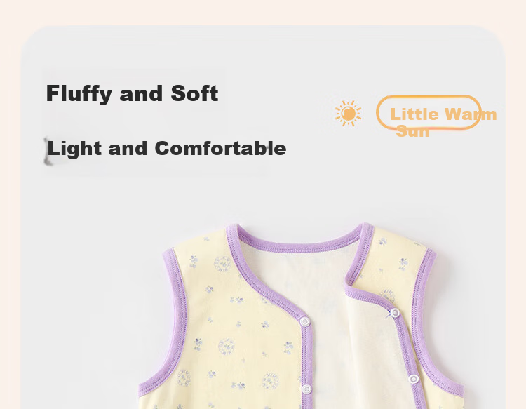 Badibadi Pure Cotton Infant And Toddler Vest, Spring And Autumn Wearable Inner Layer, Warm Fashion Versatile, Little Bear Playmate, Size 120 7