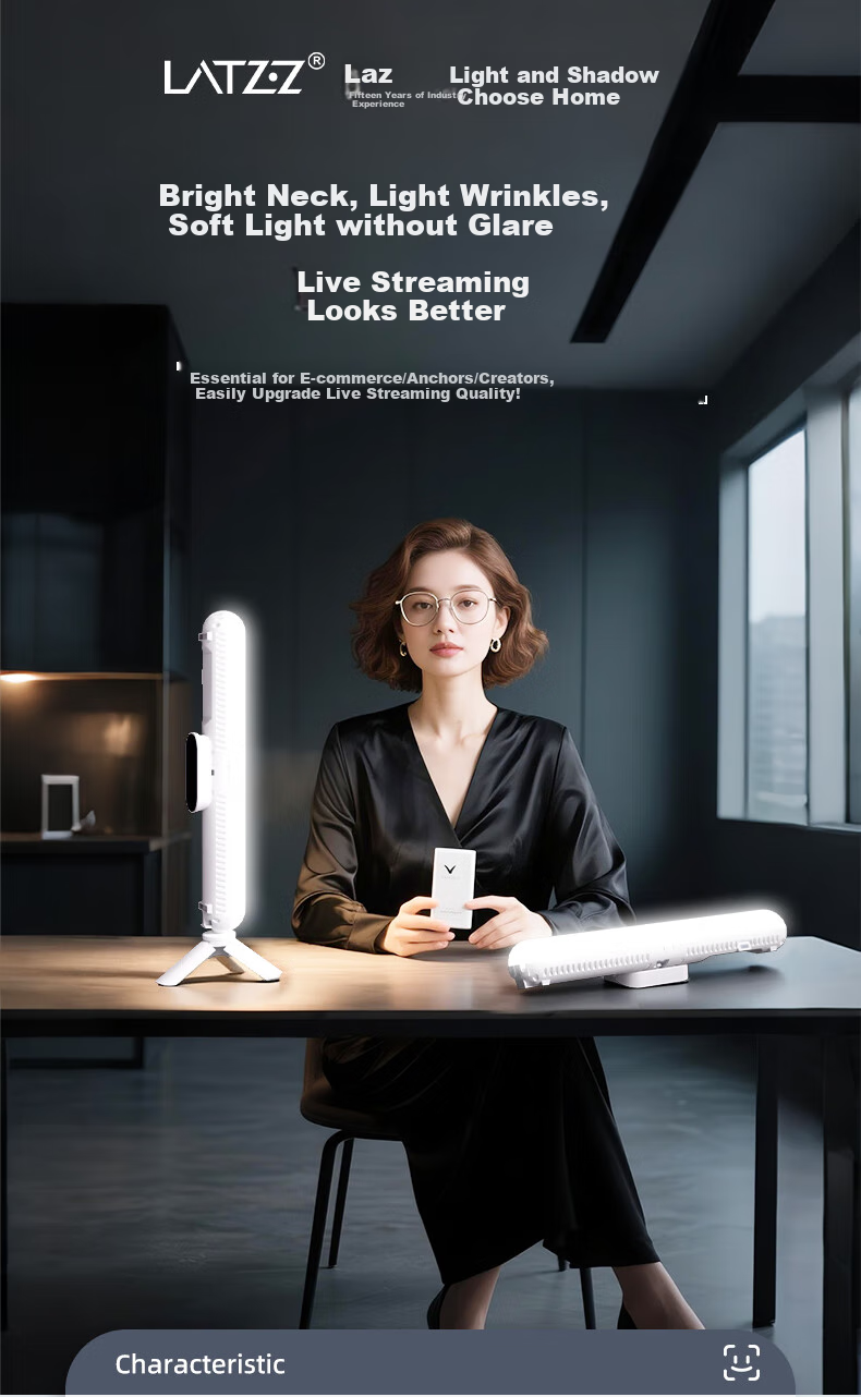 LATZZ Chin Light, Live Streaming Beauty Light, Neck And Face Illumination Lamp, Neck Whitening Light, Skin Brightening Lamp, Eye Protection Light, Nasolabial Fold Long Strip Light 1