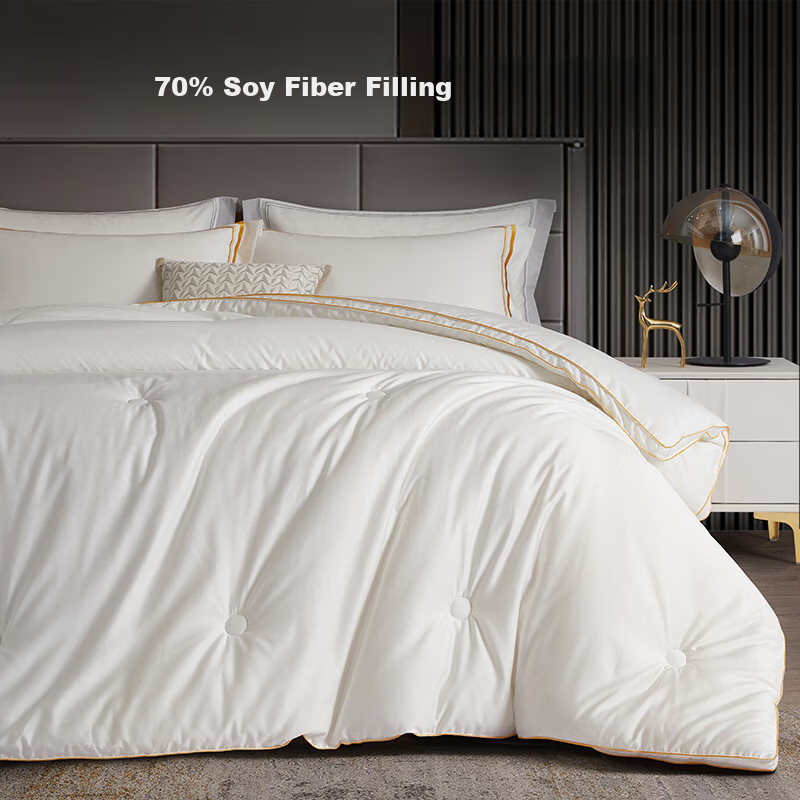 Одеяло BEYOND Home Textiles, 100% хлопок, 70% соевое волокно, всесезонное, 150*210 см, Yura