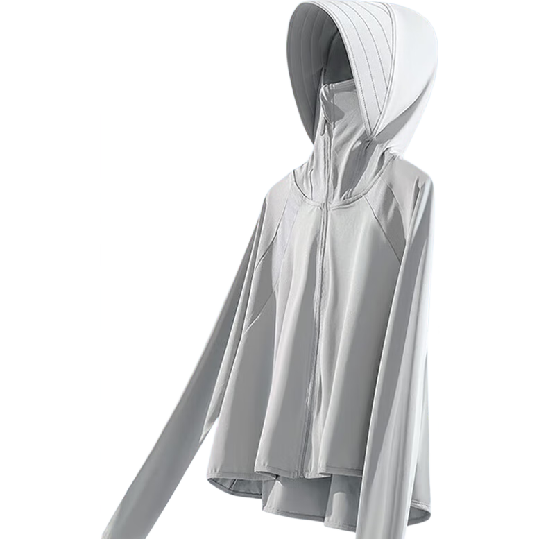 Langsha Women's Ice Silk Cooling UV Protection Sun Jacket Lightweight Breathable Comfortable Outdoor Shawl Skin Jacket