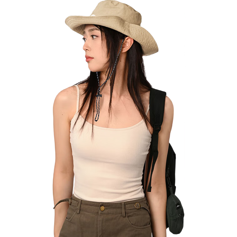AERBEISI Fisherman Hat, Outdoor Sports Sun Protection, UV-Resistant, Sun-Shading, Hiking, Lightweight, Quick-Drying, Large Head Circumference, Unisex Style, Khaki