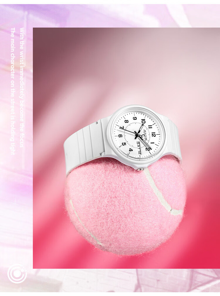 Julius Women's Watch - Goddess Festival Gift, High School Student Silent Exam Watch, Stylish Unisex Student Watch 3