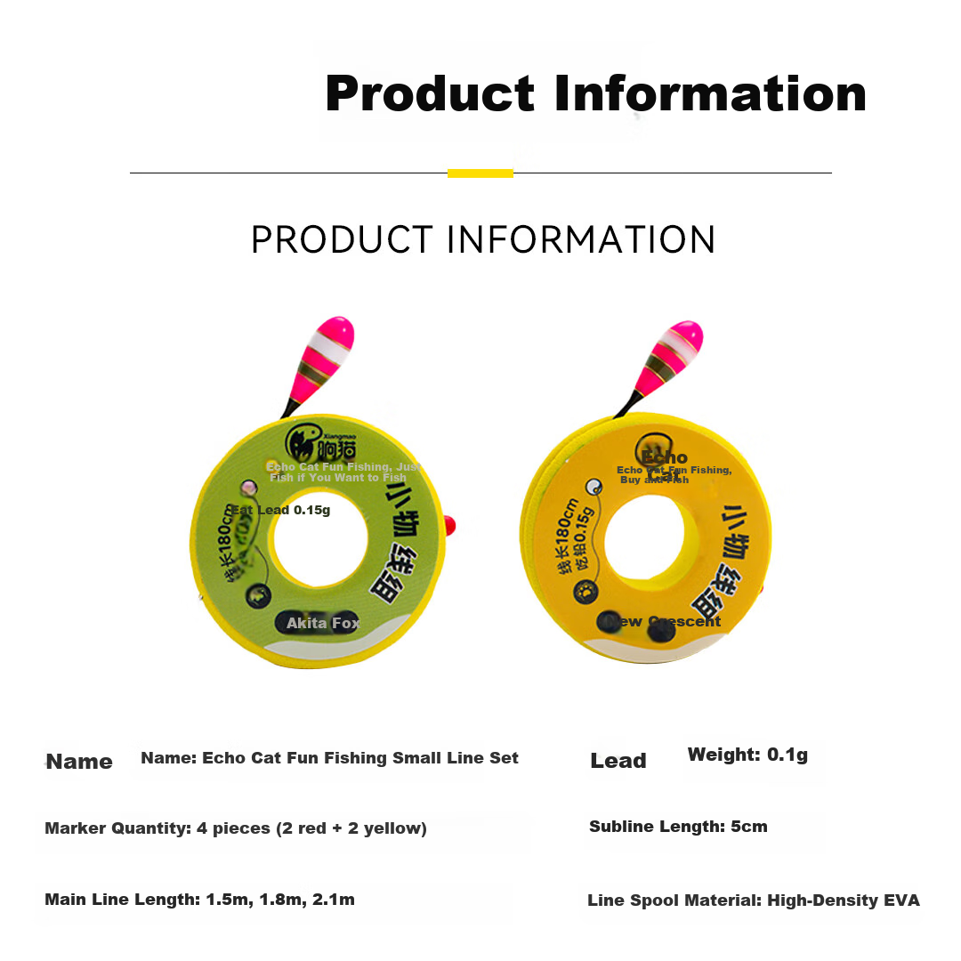 Xiangmao Fishing Line Set for Small Bait, Baition Carp Fishing Hook Line, Small Bait Float Set, Finished Product Stream Fishing Line Set 13