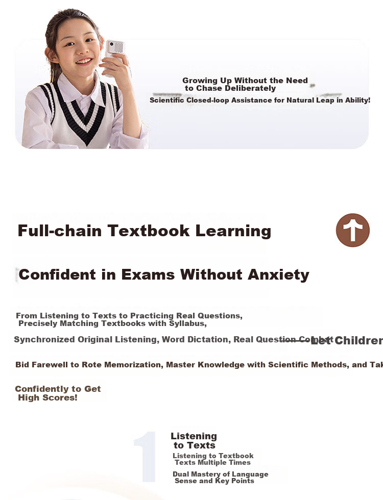 Tinglixiong T8 English Learning MP3 Player, Ear Training, Speaking Practice Companion, Portable Speaker, Repeater, Flashcard Machine, Vocabulary Device, Synchronized Textbook, Student-Specific Green 128GB 16
