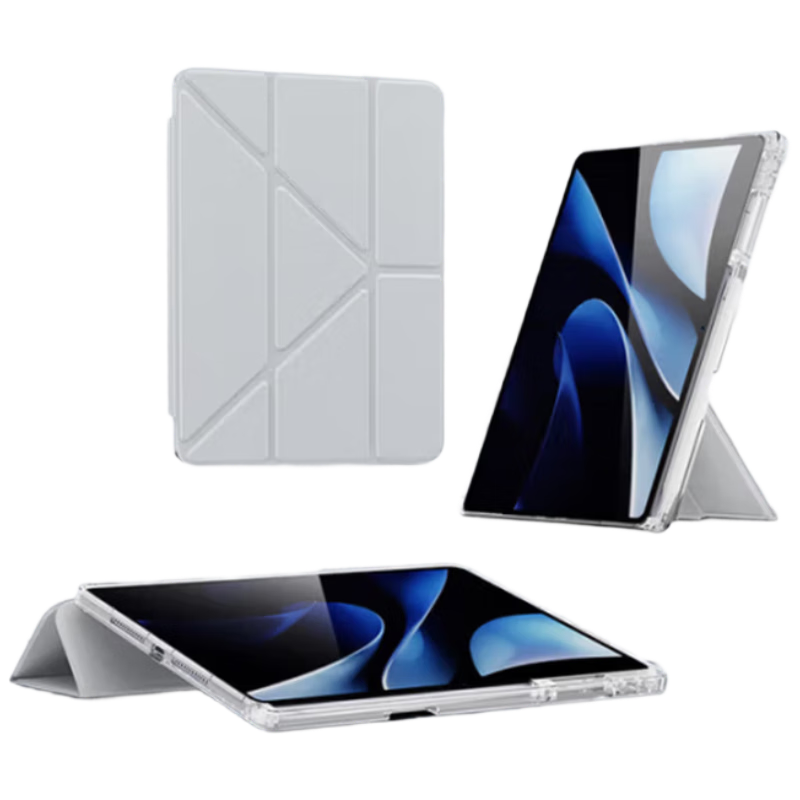 Shanmo Huawei MatePad Mini 8.8 Inch 2025 Model Protective Case with Pen Slot Shockproof Tablet Cover - Gray