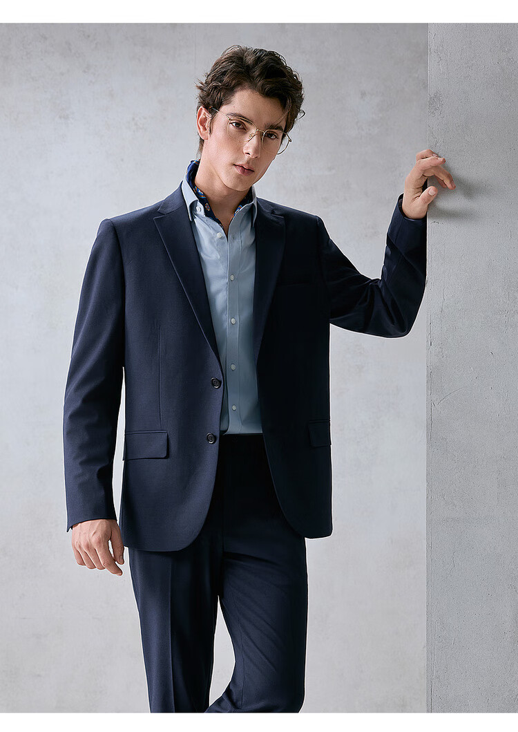 G2000 Antibacterial Multi-Stretch Business Formal Suit for Men, All-Season Office Wear 21