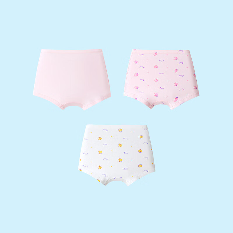 Annil Girls' Boxer Briefs 3-Pack 2025 Autumn New Underwear Set 01 Size 170