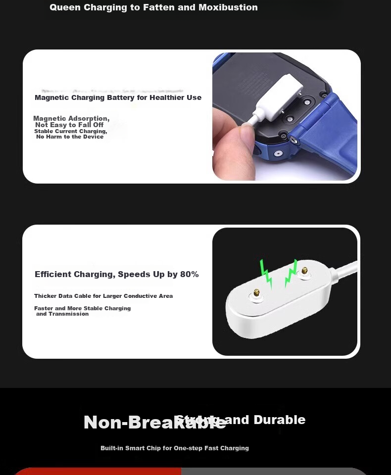 Chaofan Compatible Charging Cable for Huawei Children's Watch, Original for 5/5pro/5 Active Edition/5X/5XPro/4X New Glory Edition/4Pro/haylou Watah Magnetic Charger Accessory 3