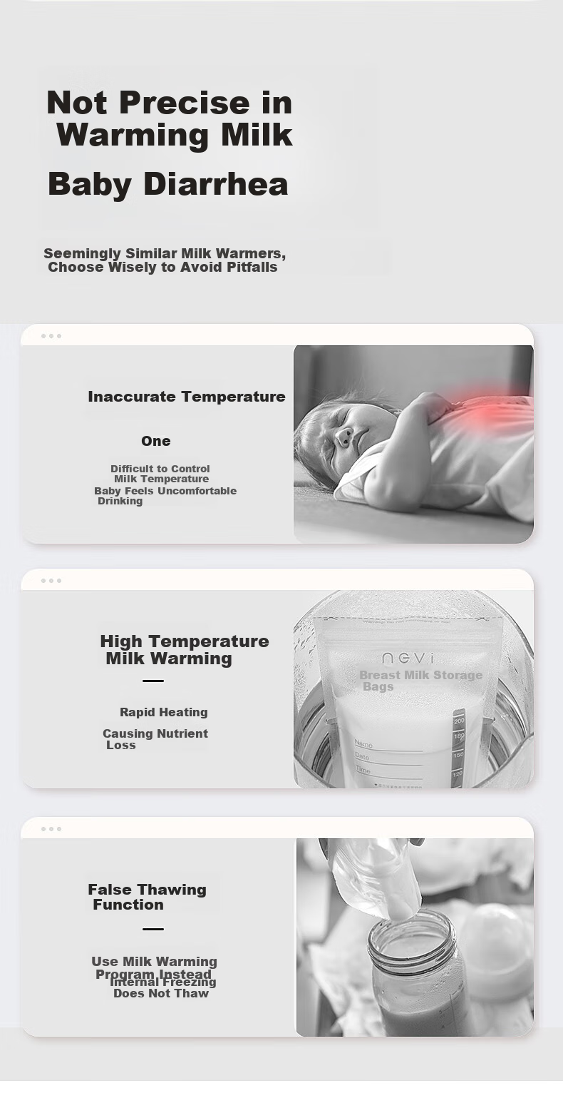 Xenbea Milk Warmer And Sterilizer, Two-In Defrosting And Heating, Breast Milk Storage And Heating, Baby Bottle Warmer, Constant Temperature Milk Warmer, 8270 3