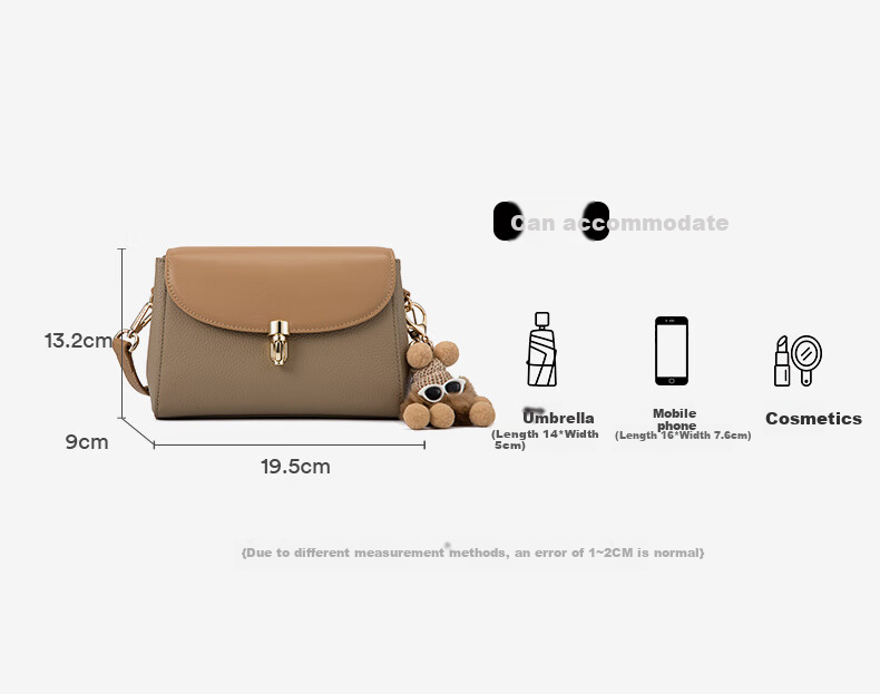 MEXICAN Handbag for Women, 2026 Light Luxury Cowhide Shoulder Crossbody Bag, Small Square Purse, Valentine's Day Gift for Wife Or Girlfriend 4