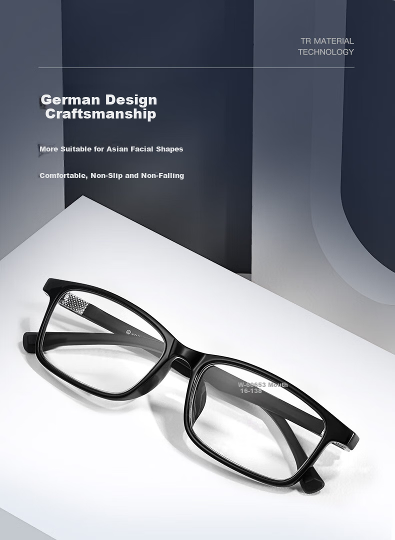 Volkswagen German, Men's Reading Glasses, High Definition Anti-Blue Light Genuine Imported Brand Gift, W606-200 8