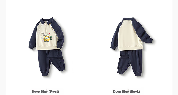 BALABALA Children's Clothing, Long-Sleeve Set for Kids, Two-Piece Outfit for Toddlers Entering School, Boys And Girls Autumn Wear, Cute Style, 209325104203 13
