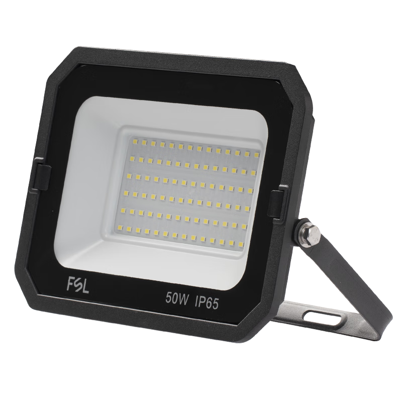 Foshan Lighting LED Floodlight Outdoor Waterproof High Power Billboard Spotlight Warehouse Site Lighting Floodlight Construction Searchlight 50W White Light 6500K