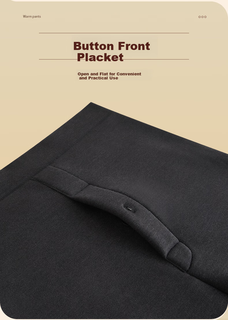 Hengyuanxiang [Winter Bestseller] Thermal Underwear for Men And Women, Wool-Lined Fleece-Lined Thickened Knee And Waist Protection Winter Cold-Resistant Base Layer Cotton Pants 15
