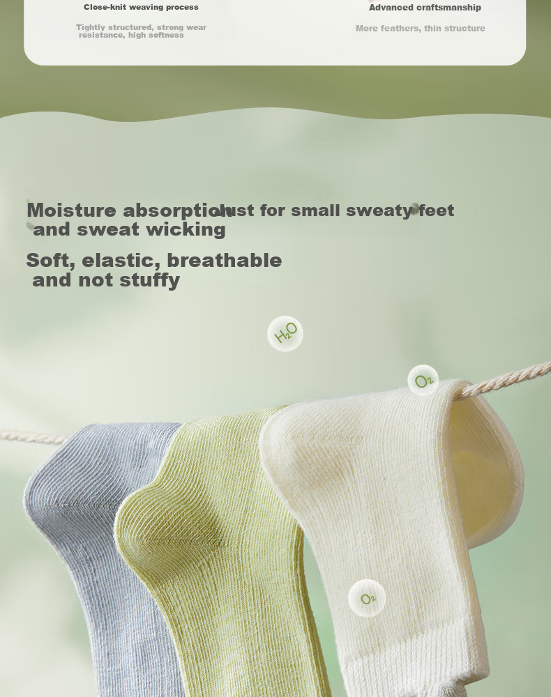 Shiyuejiejing Baby Socks, Summer Mid-Calf Socks for Boys And Girls, Newborn Cotton Socks, Breathable Children's Socks for All Seasons, Class A 9